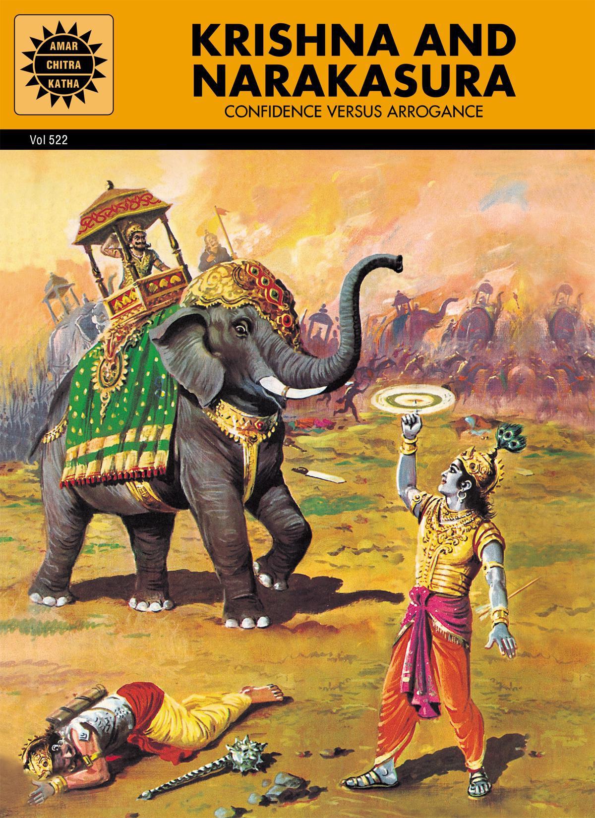 Krishna and Narakasura