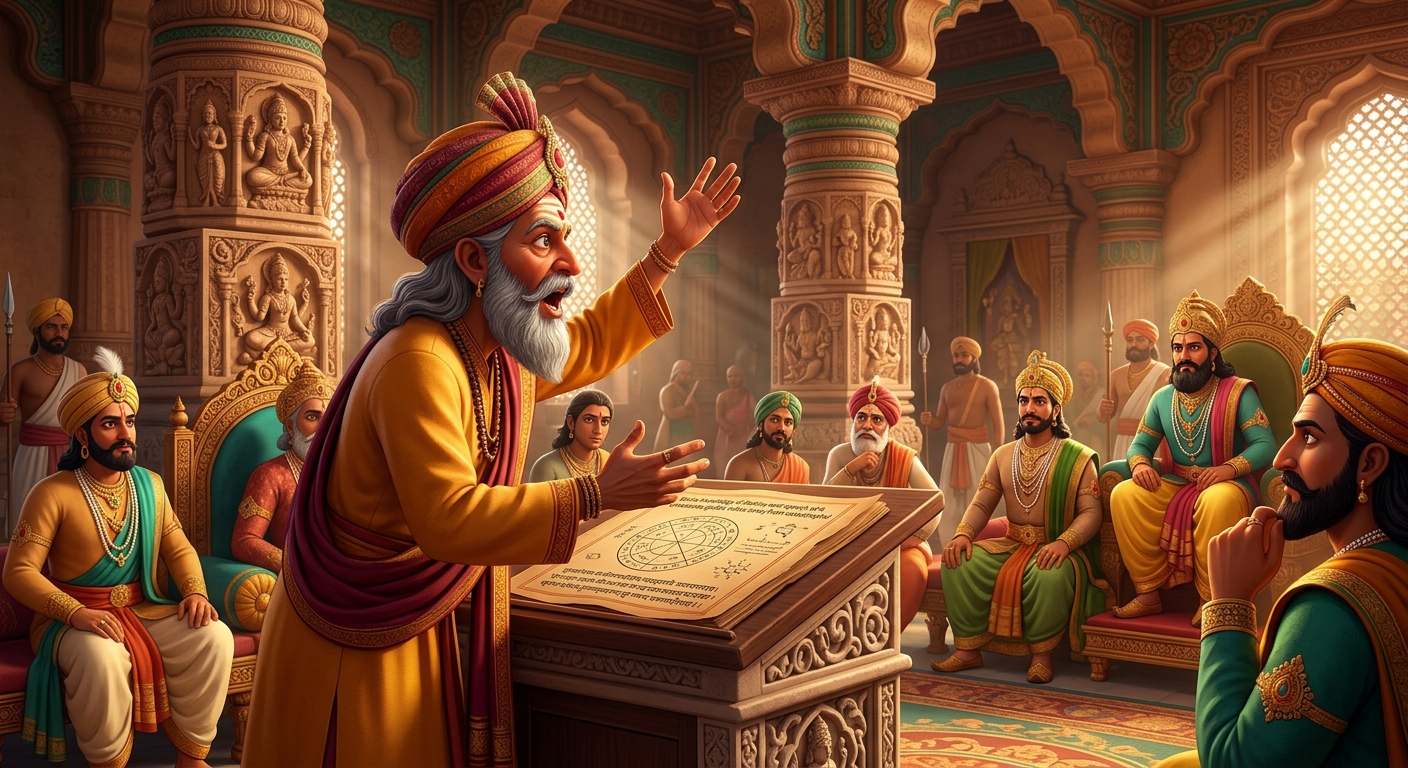 The Astrologer arguing that divine foresight guides rulers away from doom