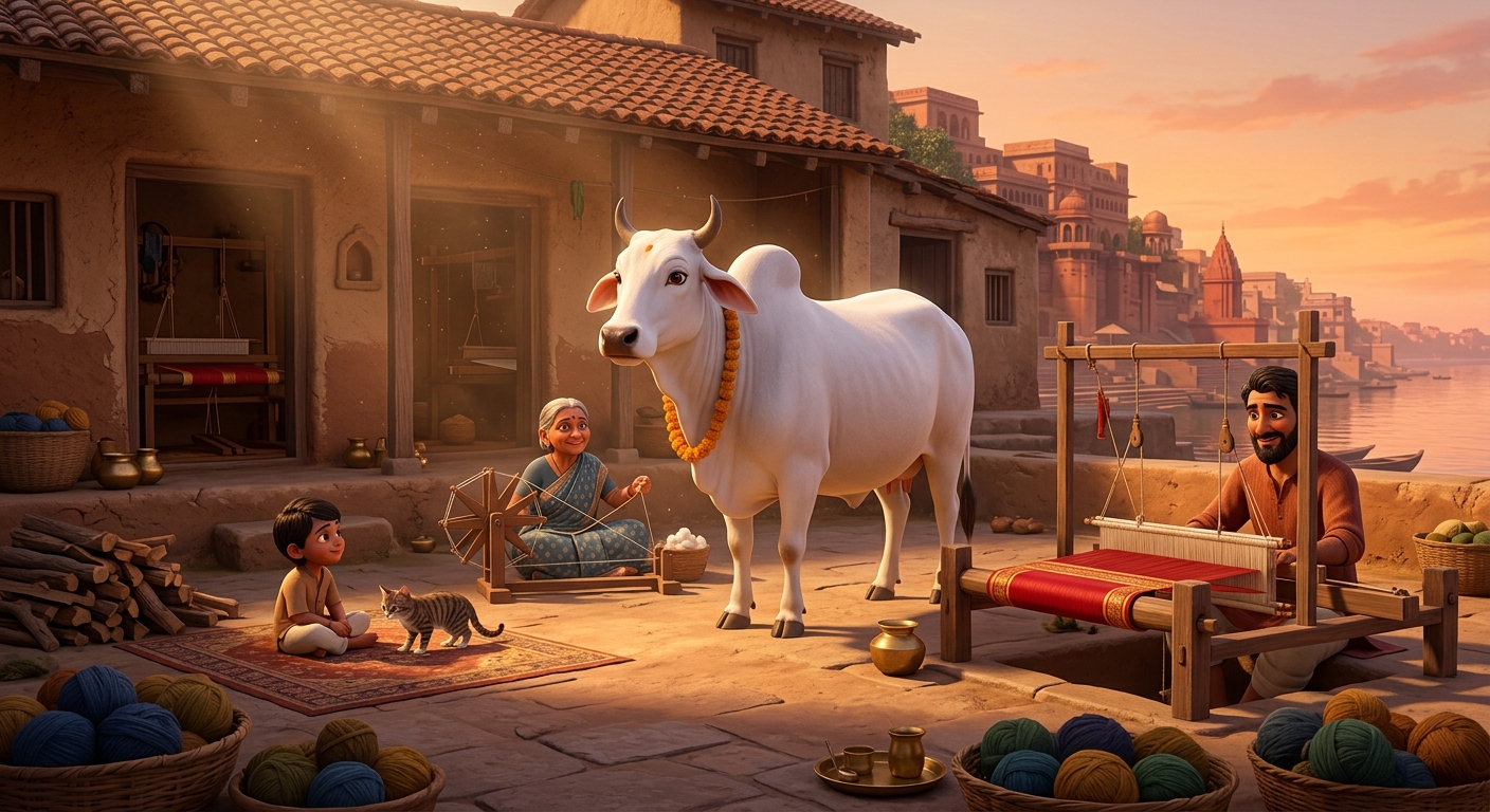The Miracle of the Celestial Cow: The Divine Sustenance