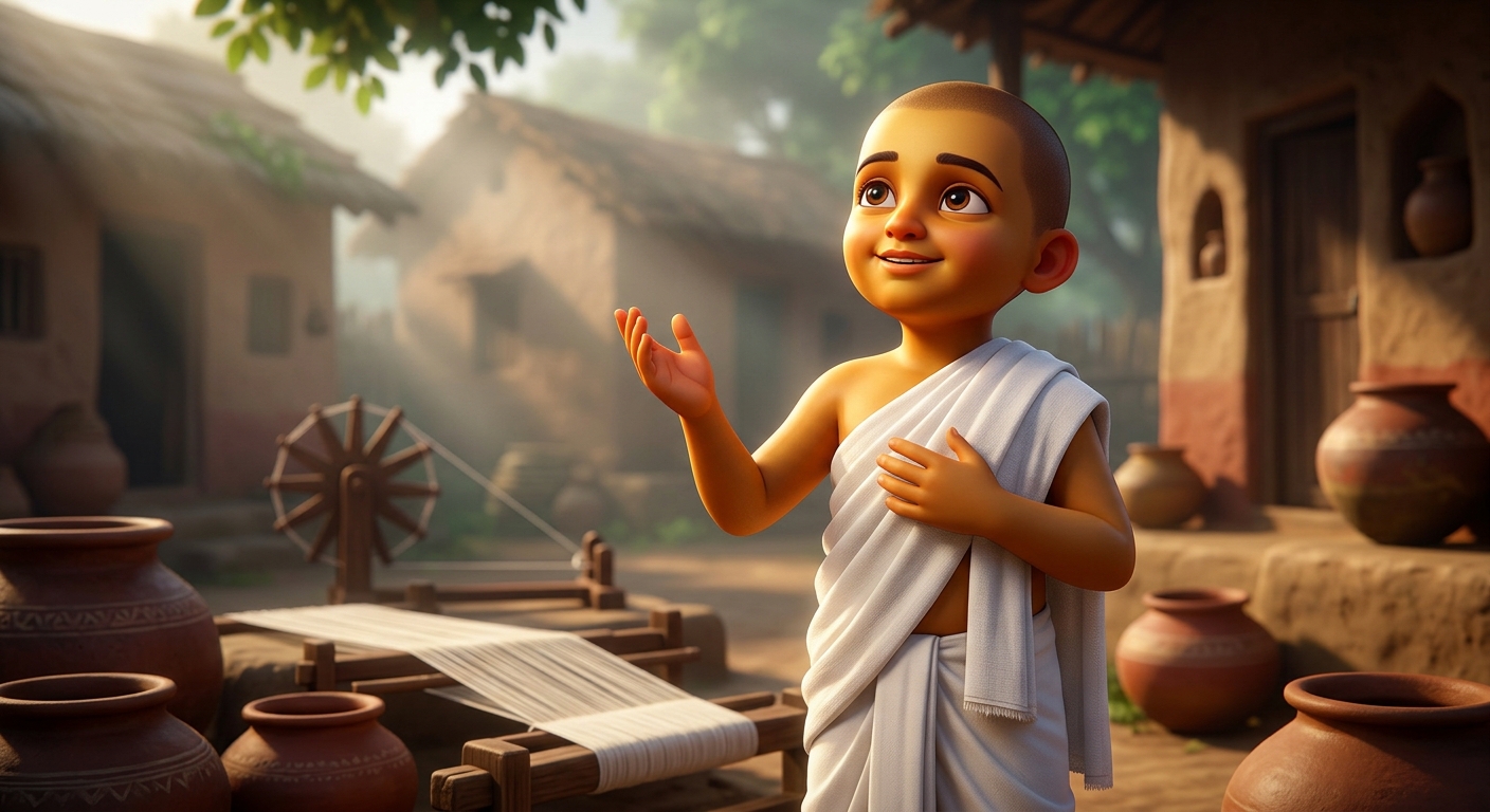 Child Kabir declaring the oneness of all human souls