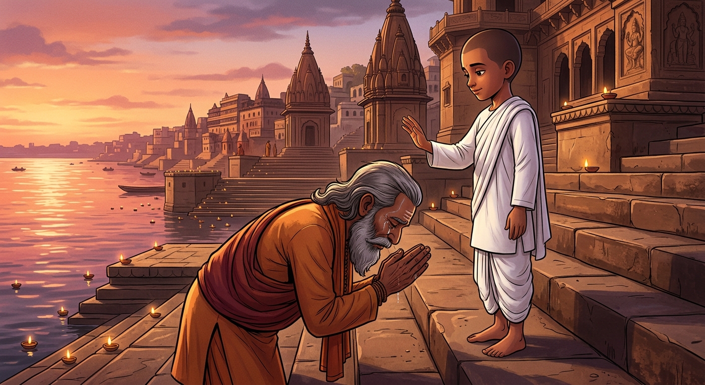 The Midnight Step on Panchganga Ghat & Swami Ramanand