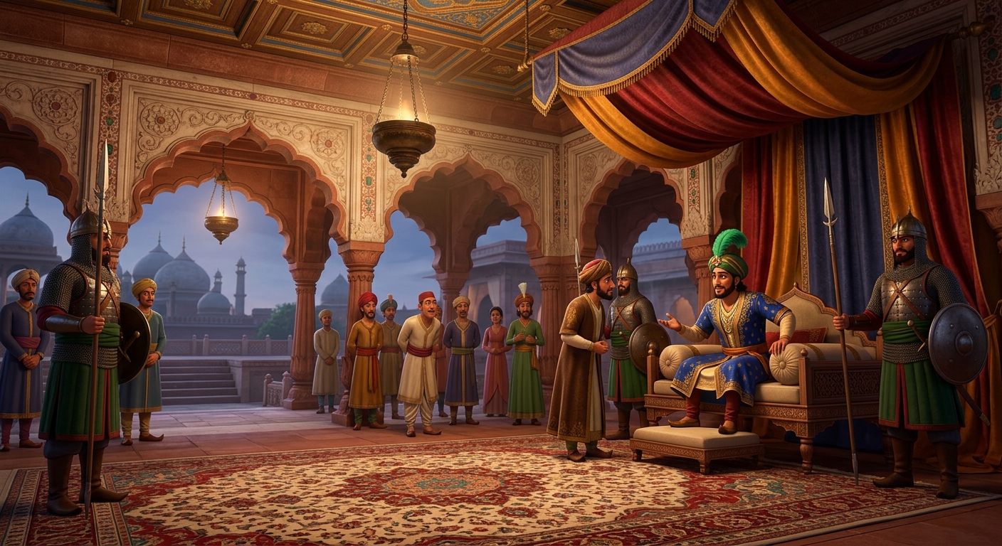 The lavish throne room pavilion of Sultan Sikandar Lodi