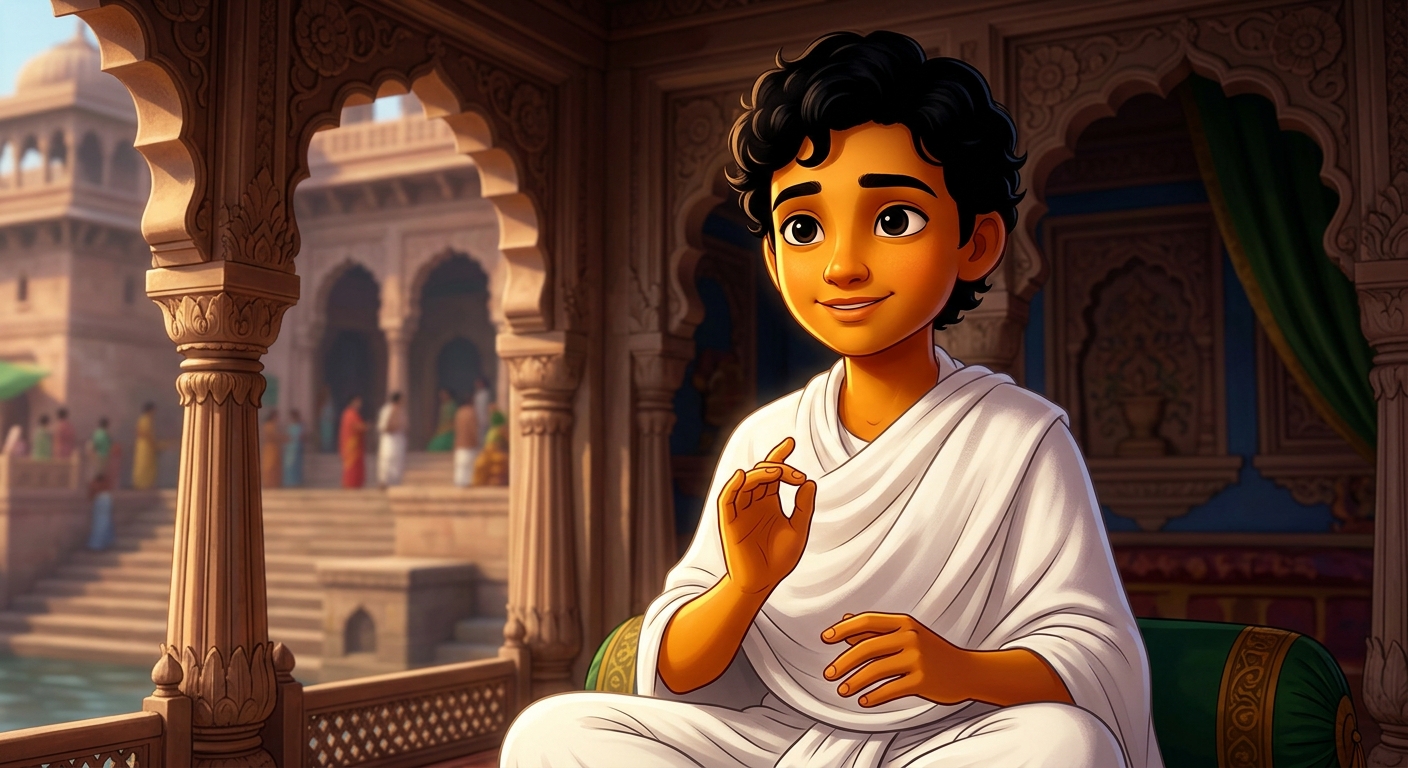 Kabir answering with divine calm