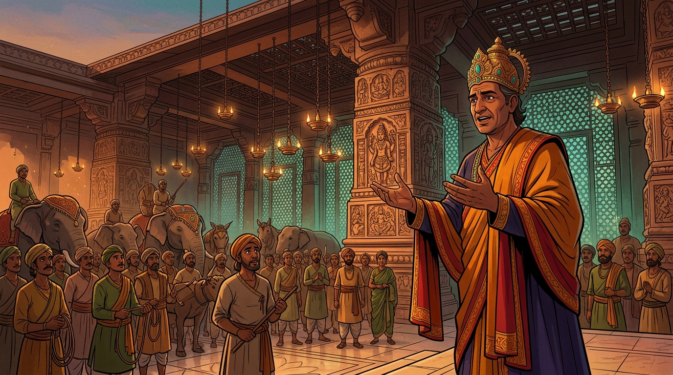 The Emperor proclaims: 'Gentle empathy removes thorns that weapons could never touch!'
