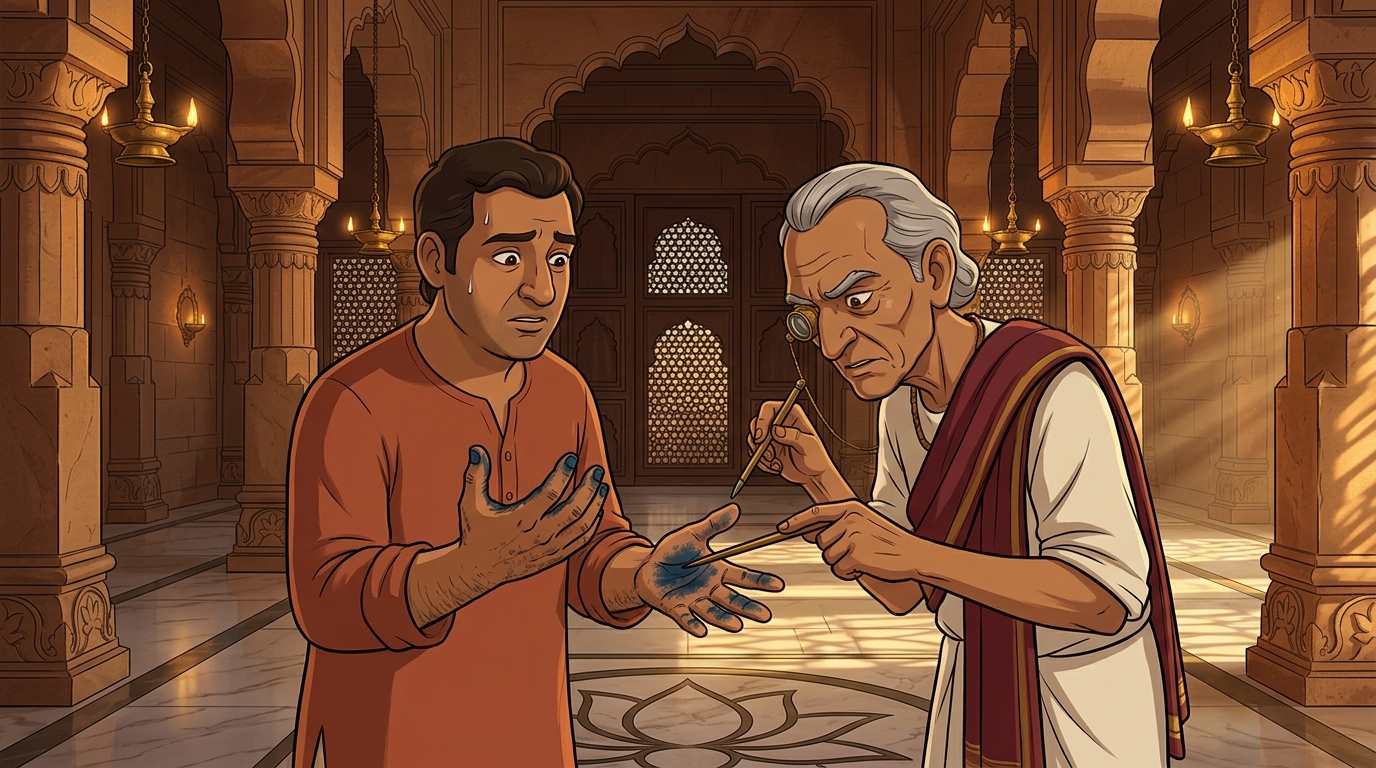 In Kuberadatta's sandal crevices, judge finds dense sticky blue clay from 4-foot depth