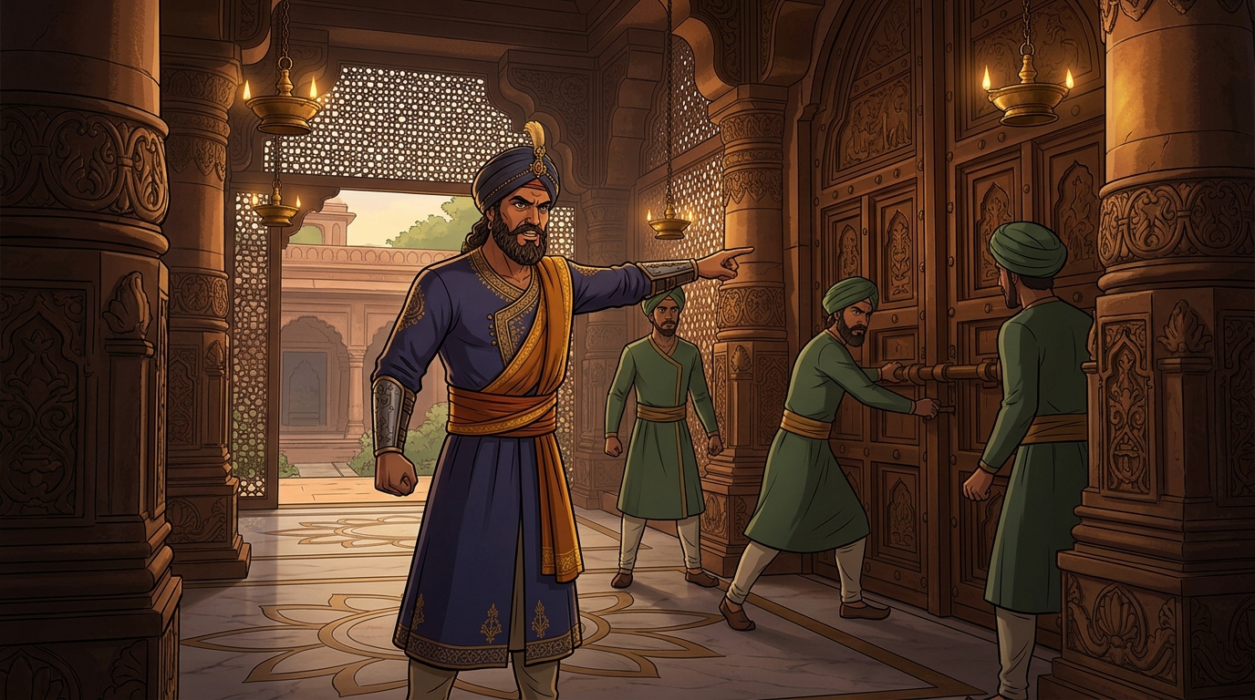 Veerabhadra orders gates locked: 'The poisoners must carry the antidote on their person!'