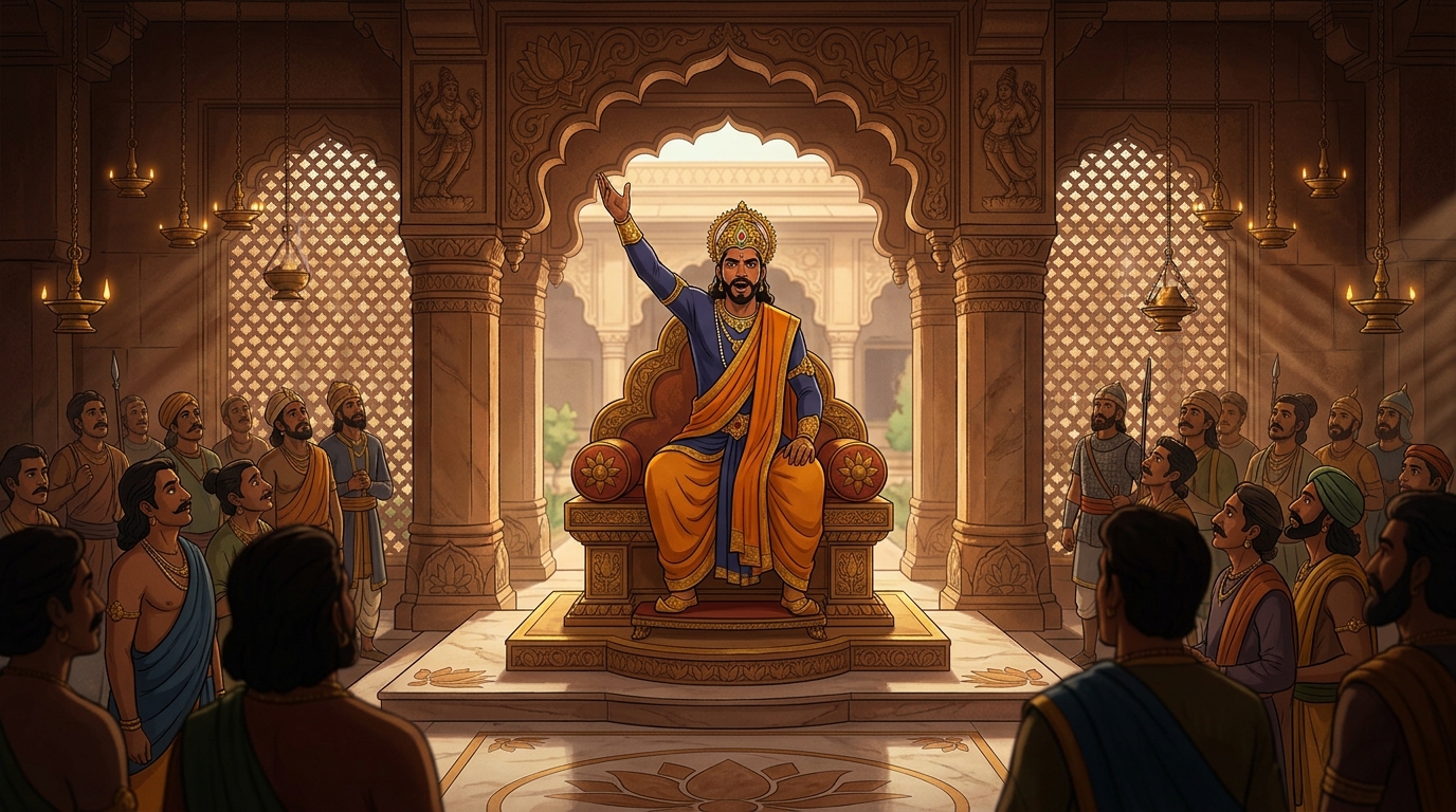 The Emperor proclaims: 'Careless eyes see clouds, but sharp vigilance unmasks deepest traps!'
