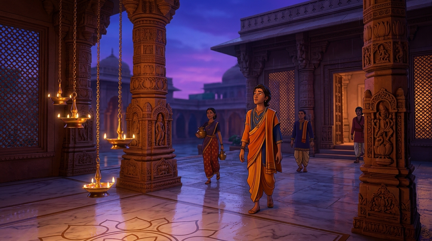 As dusk approaches, the mantle transforms into sapphire, indigo, and imperial violet