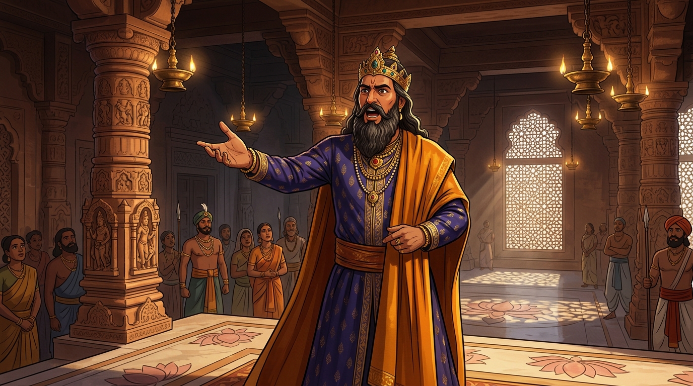The Emperor proclaims: 'False paints wash away, but pure natural virtue grows more radiant!'