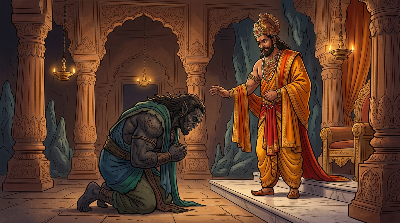 Dark phantoms and howling spirits swarm around Vikramaditya to instill terror