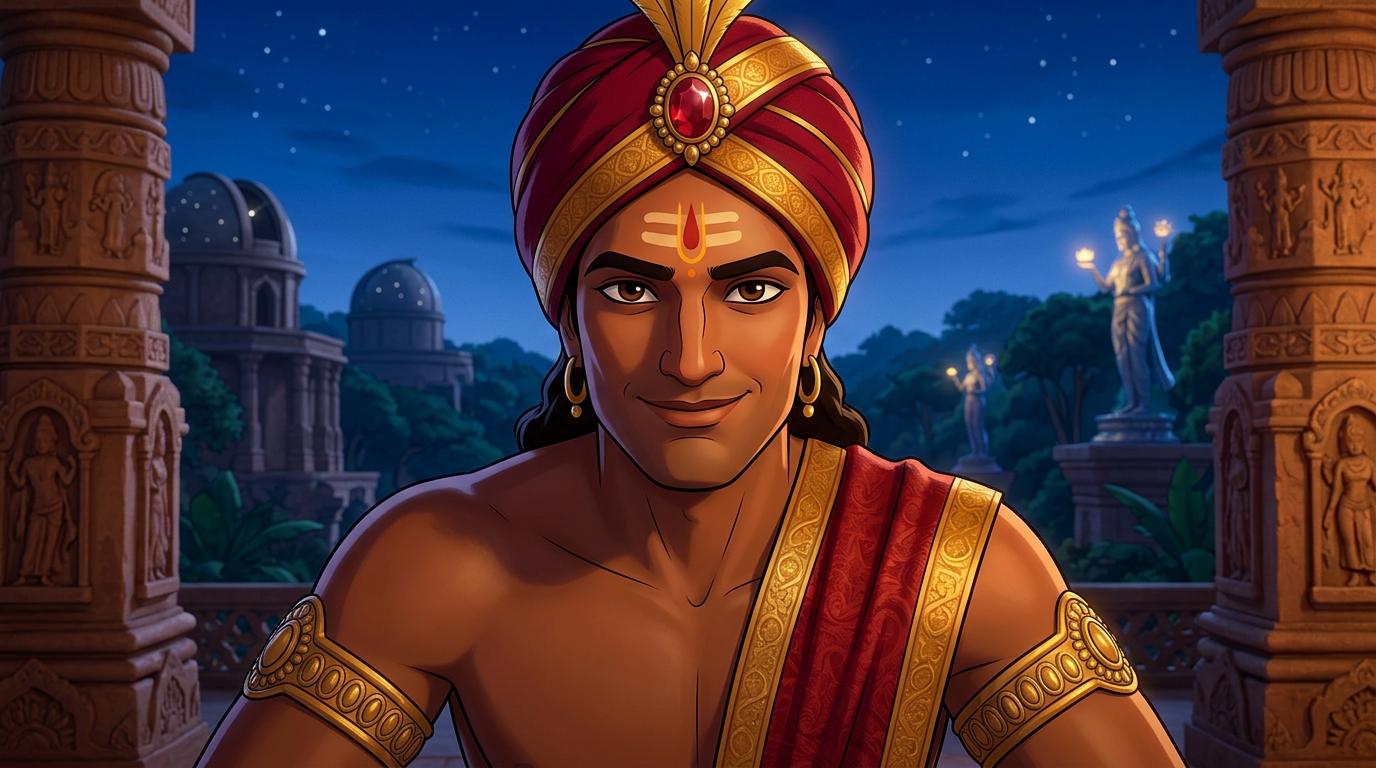 Vikramaditya smiles with serene yogic detachment: 'Death is the natural law of the mortal body!'