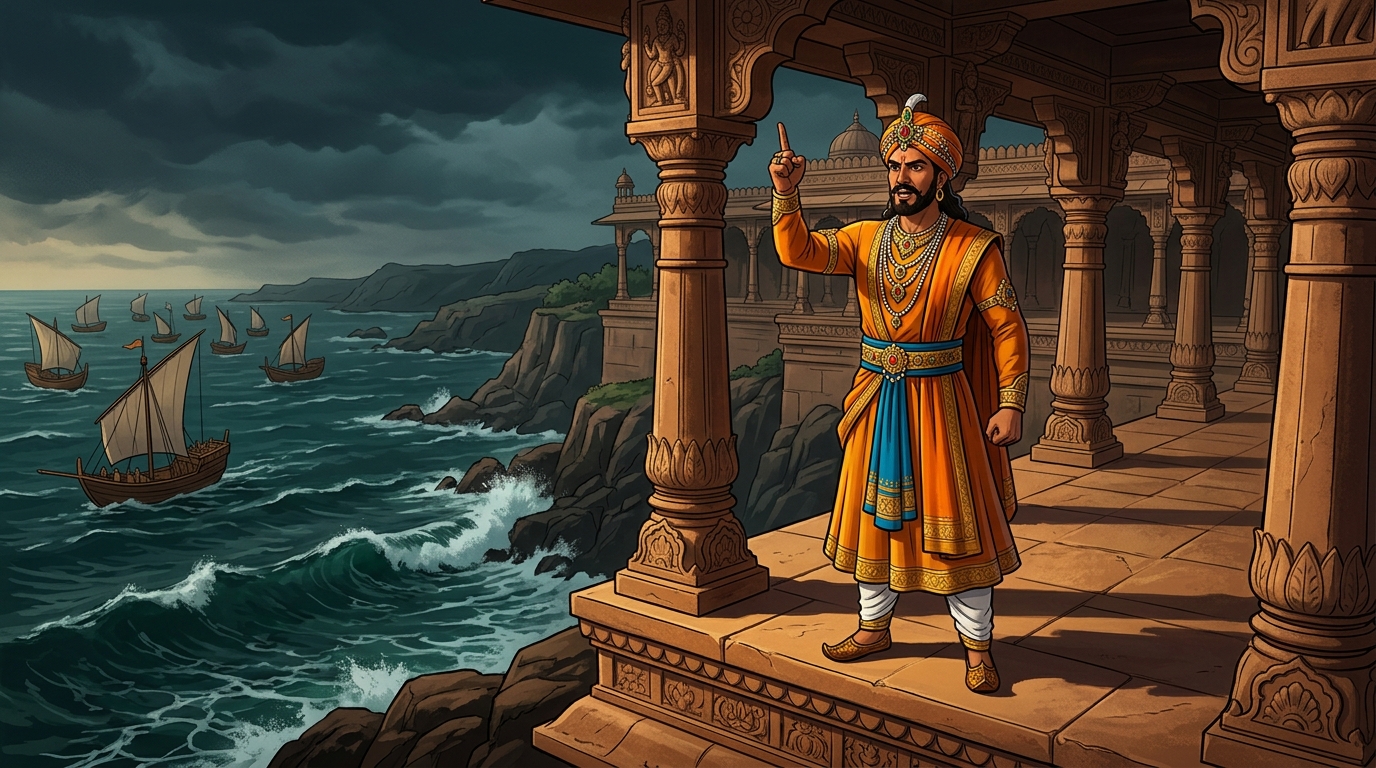 Vikramaditya stands up, proclaiming: 'Flattery is cheap, but unvarnished truth is priceless!'