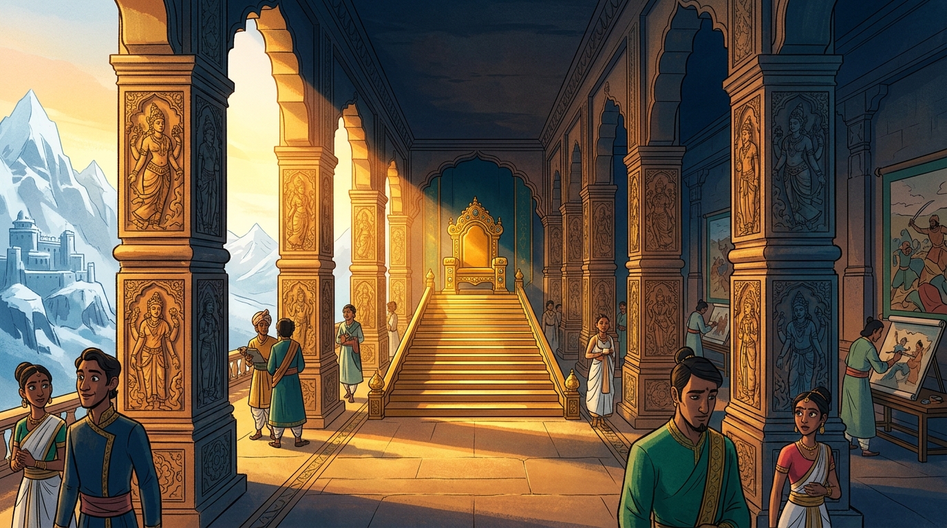 The Nineteenth Statue: Ruparekha & The Painted Silk Scroll