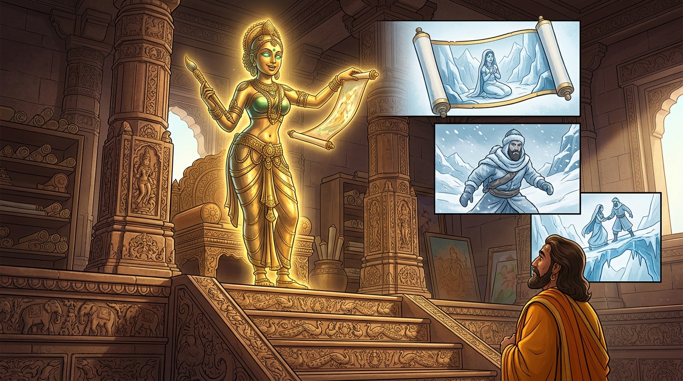 Ruparekha speaks: 'Do you possess the selfless chivalric honor of Vikramaditya?'