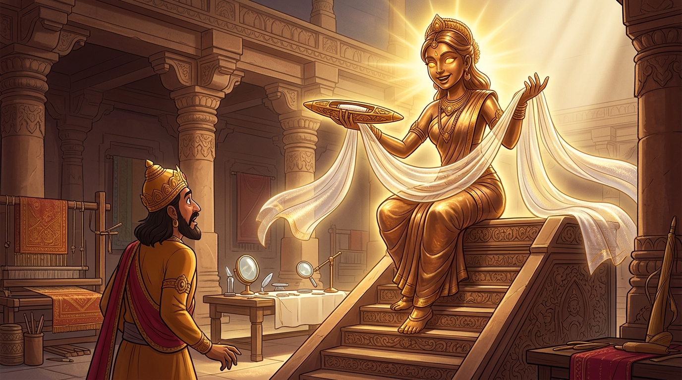 Anurodhavati speaks: 'Do you possess the forensic discernment and reverence for honest labor of Vikramaditya?'