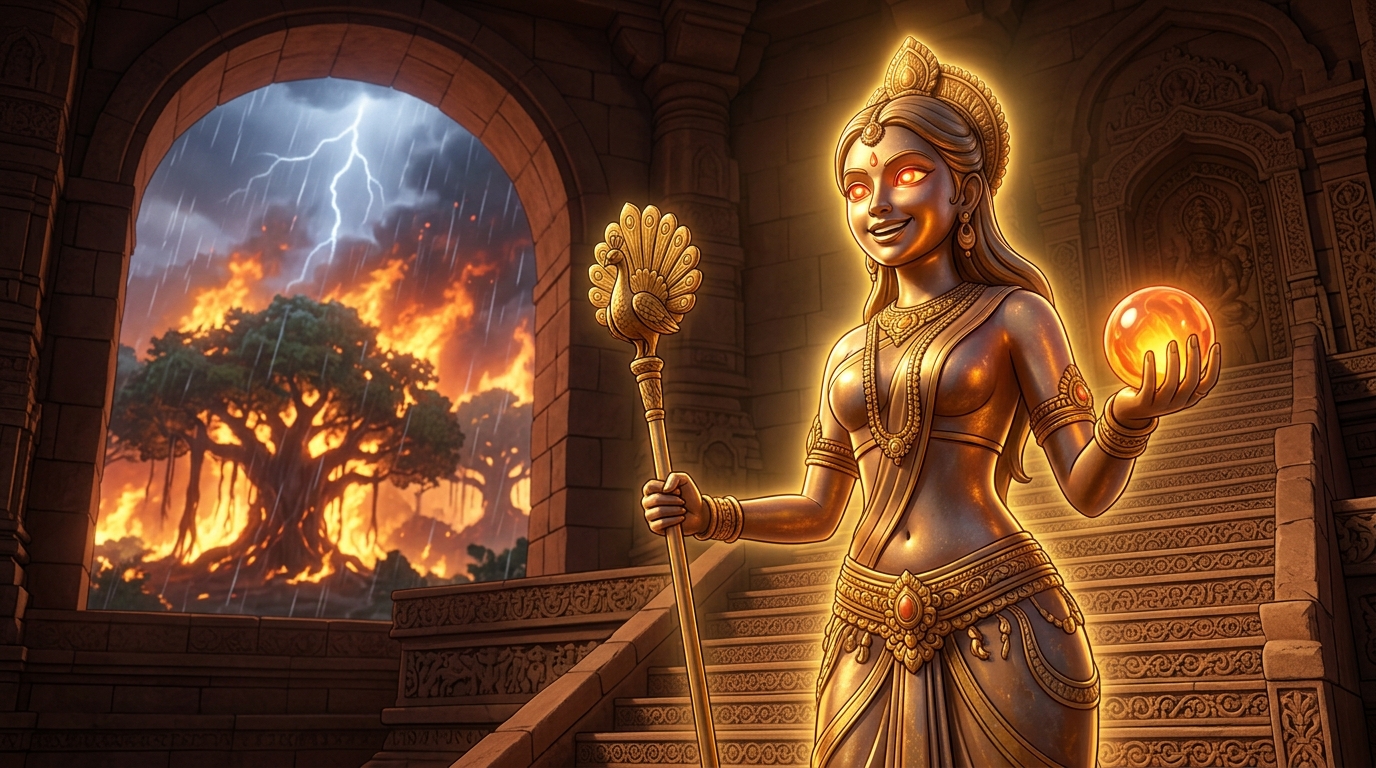 Manavati challenges: 'Have you ever charged into a wildfire to shield a flightless bird?'