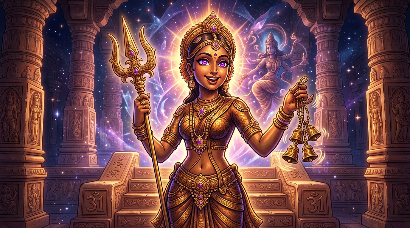 Sulakshana challenges: 'Have you ever stood before the Divine Couple with fearless non-dual wisdom?'